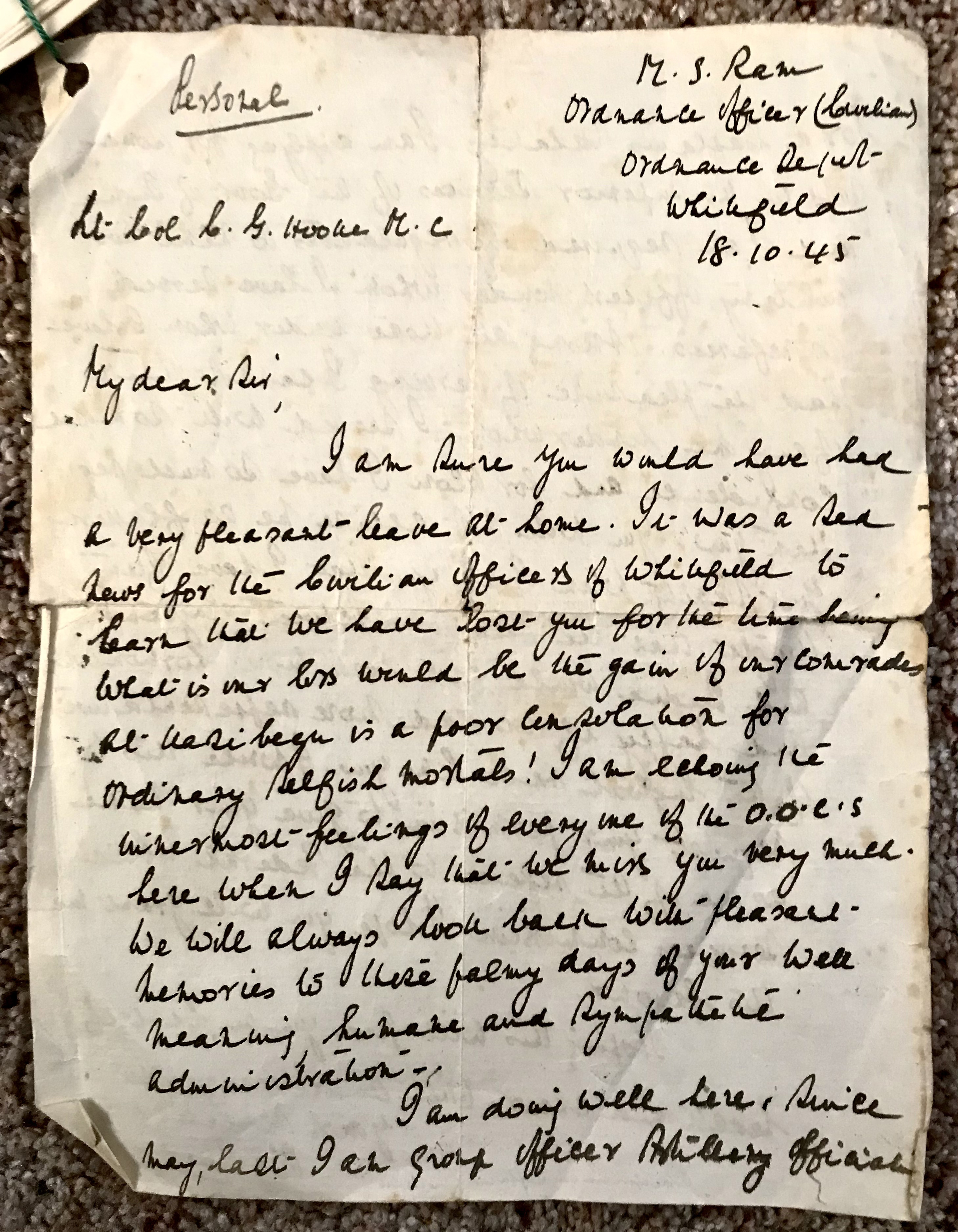 Letter for Reference 1945 p1 WEB