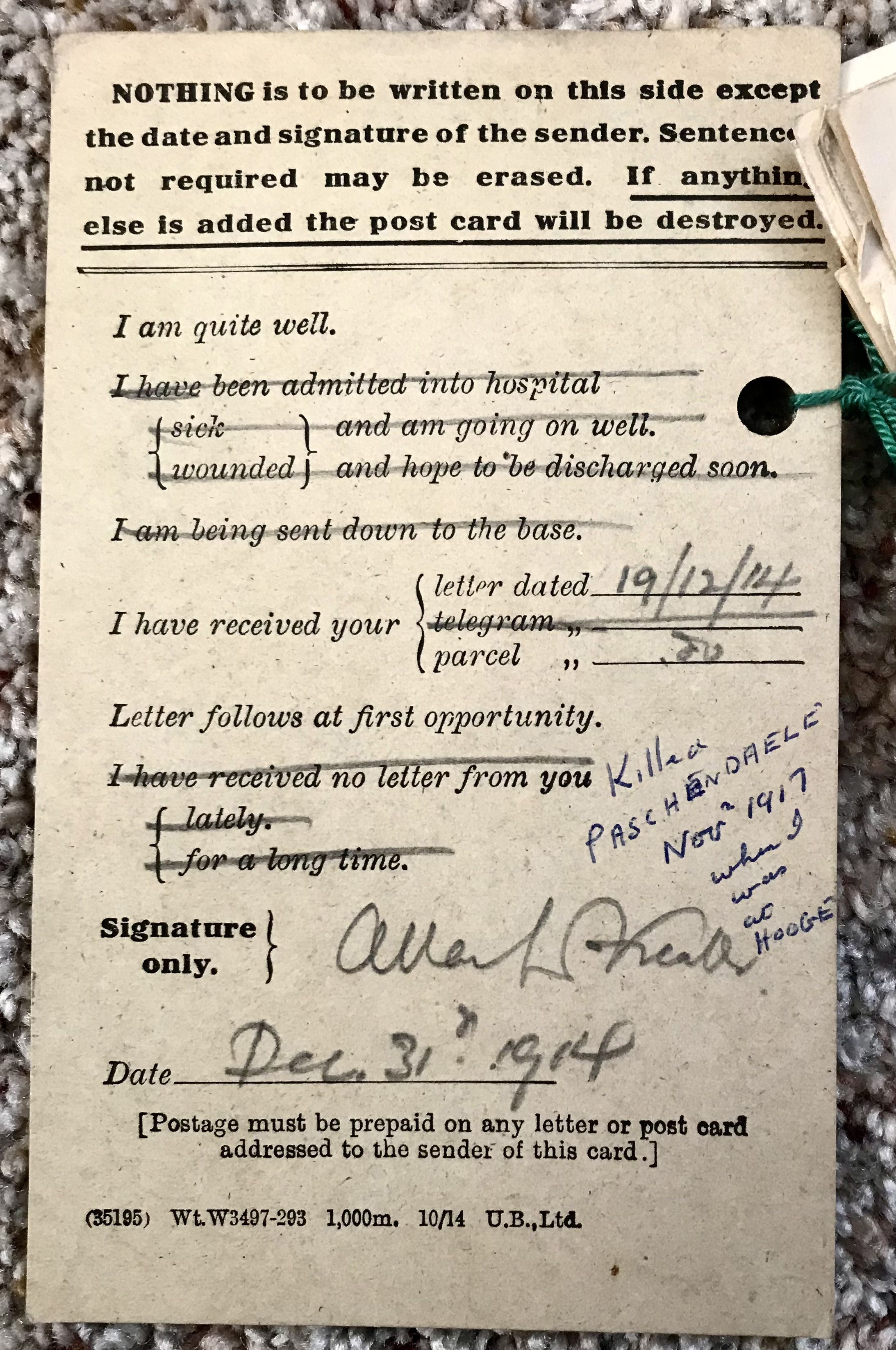 Lionel Freaker Postcard p2 WEB