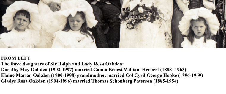 Oakden Wedding 1910 Bottom with Names