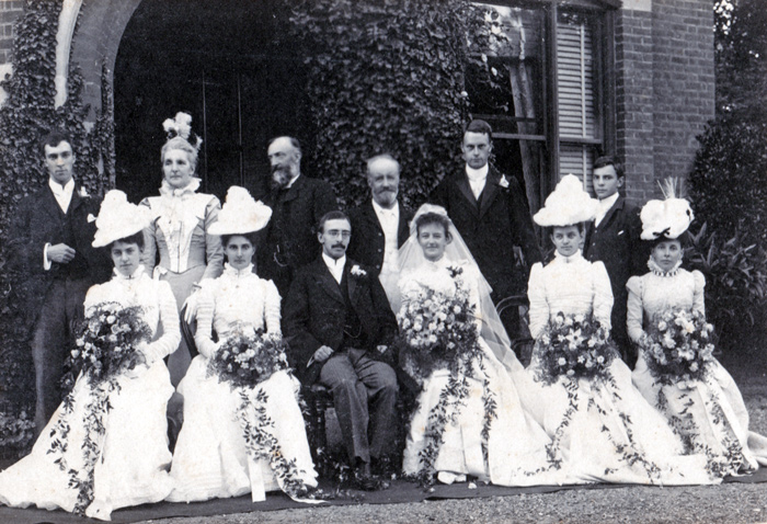 Oakden Wedding Photo at Meophams Bank 1899WEB
