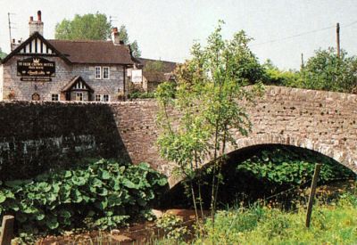 waterhouses bridge over river hamps postcard web waterhouses bridge over river hamps postcard web