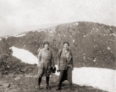 Sisters Ella & Mildred climbing Snowdon, Easter Day 1924